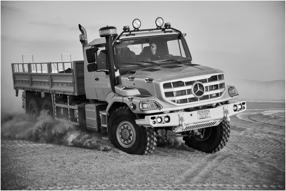 Así es el nuevo camión off road Mercedes-Benz Zetros